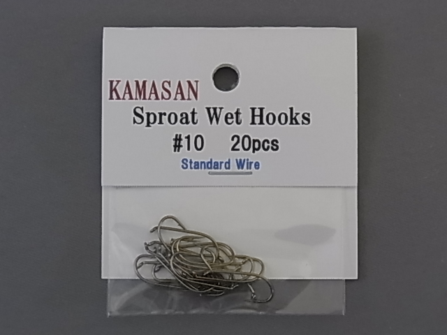 KAMASAN Sproat Wet Hook Standard-Wire #10