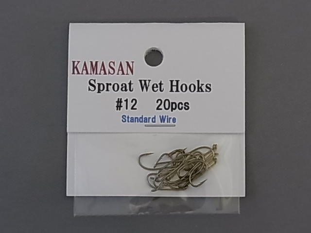 KAMASAN Sproat Wet Hook Standard-Wire #12