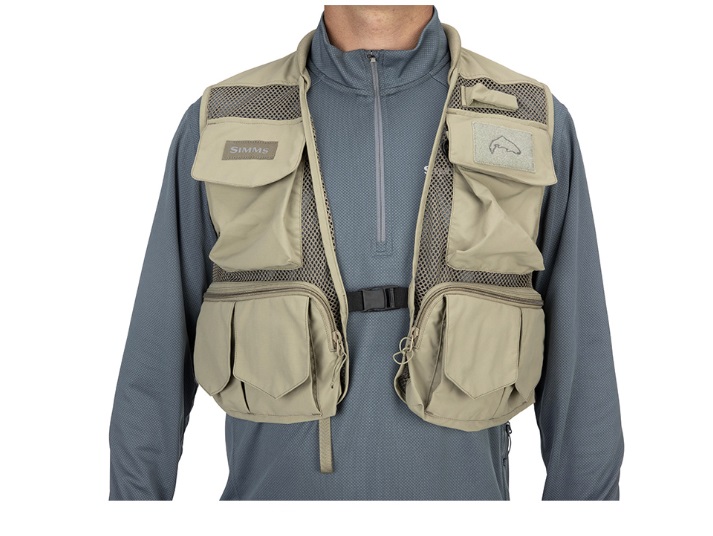 SIMMS TRIBUTARY VEST TAN size:S