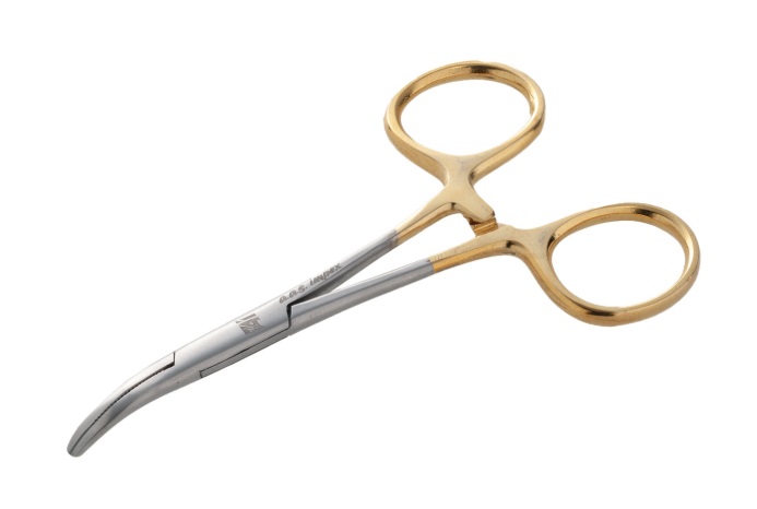 TMC aas フォーセップ 4” カーブ ゴールド TMC aas フォーセップ 4” カーブ ゴールド